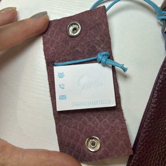 Gabs Bag Beyonce M Crossbody Bag Red Maroon Leather Purse - Picture 4 of 11